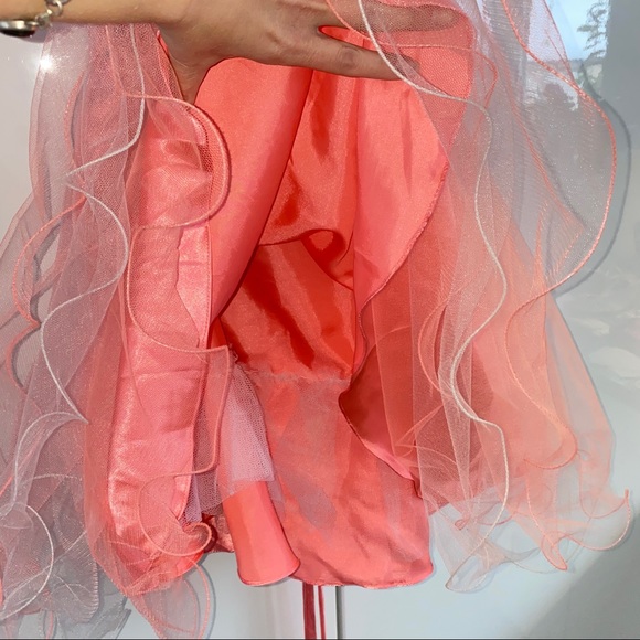 Pink Party Grad Dress with Jewelry - Picture 13 of 14